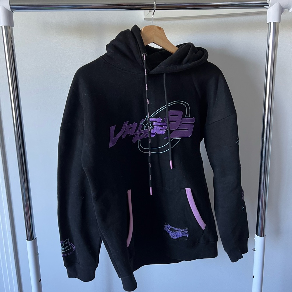 Black and Purple Hoodie